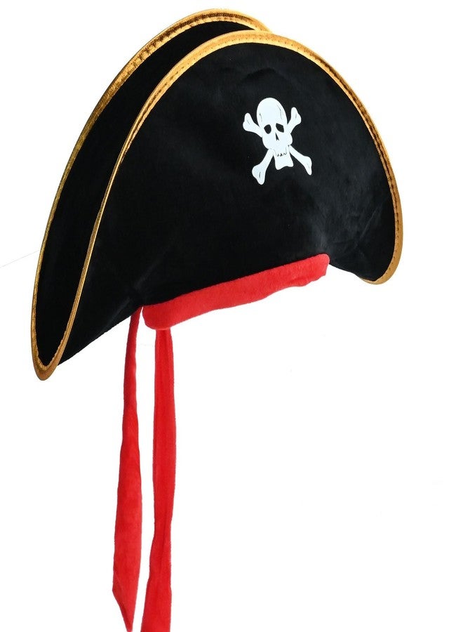 Zhzrche Halloween Hat Adult Party Pirate Hats Caribbean Pirate Cap - Image 1